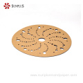 Gold Sandpaper Hook and Loop Abrasive Sanding Disc